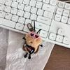 Creatividad Dibujos Animados Cucaracha Muñeca Peluche Llavero Divertida Cucaracha Muñeco Relleno Peluche Juguete Colgante Mochila Decoración Accesorios