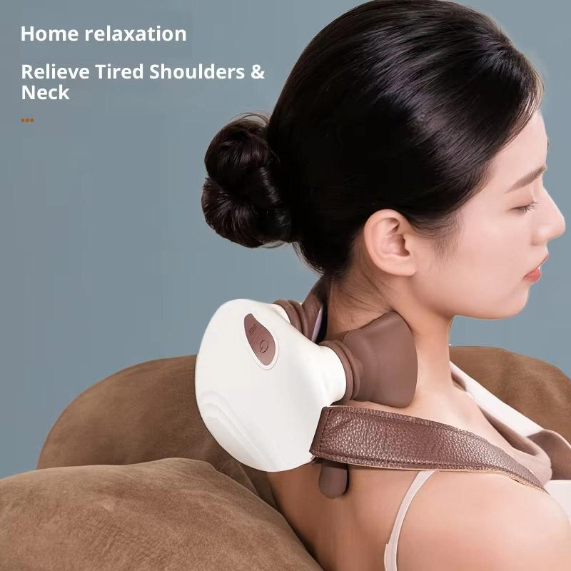 Neck Massager With Real Hand Simulation Wireless Portable Neck And Back Massager 4D Kneading Massage Design For Pain Relief