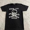 Vintage The Murder City Devils Band Schwarzes Baumwoll-T-Shirt Einheitsgröße HRB131