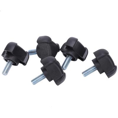 5Pcs M6 Plastic TriangularHead Arc Handle Screws Locking Bolt Fastener Accessory 15mm