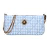 Logo Fabric And Leather Mini Shoulder Bag Women Shoulder Bag Light-Blue 10155411A139842VE7V