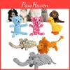 Handcrafted Animal Pet Toys For Dogs Featuring Colorful Cotton Rope Durable Chew Duck Giraffe Moose Ideal For Interactive Playtime