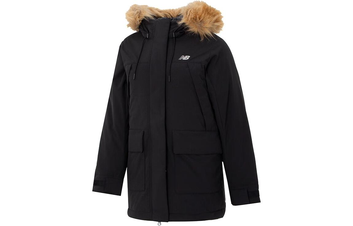 New Balance Down Jackets Women s Black Hooded Moderate Other AWJ34305-BK M