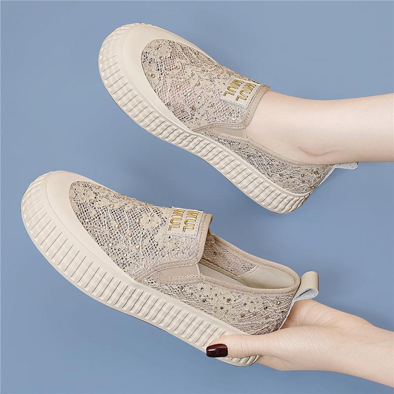 

(Broken size does not make up) Lace fisherman shoes summer new casual versatile little white shoes shallow flat shoes one 36