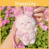 Cherry Bear Blossom Rabbit Cat Plush Keychain Bag Accessory Animal Kids Gift