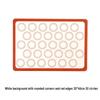 Coffee Silicone Baking Mat: 0.7mm Thick, Heat-Resistant, Platinum Silicone for Baking and Kneading