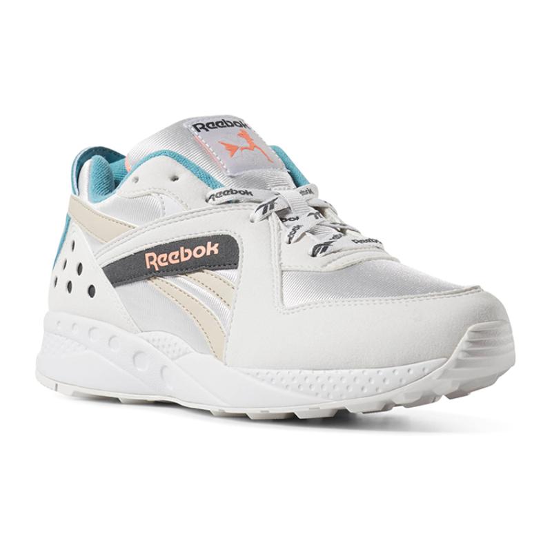 Reebok Pyro Non Slip Wear Resistant Shock Absorption Retro Casual Gray Sneakers DV5874