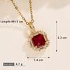 Exquisite High-End Zircon Pendant Necklace for Women