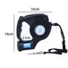 Fashion 4.5M Extendable LED with Garbage with Pet Leash Retractable Dog Lead