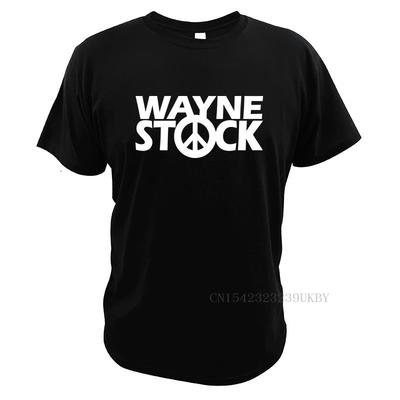 Waynes World 2 T Shirt Wayne Stock Letter Print Tshirt American Comedy Film 100 Cotton Comfortable Oneck Tops Eu Size