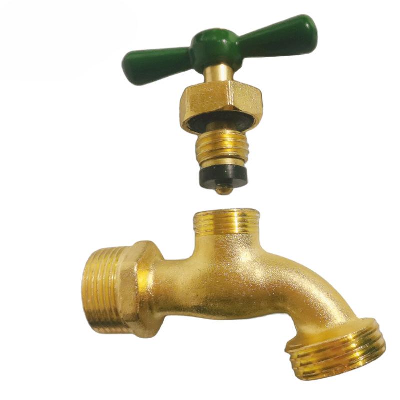 New Faucet Extenders Outdoor Antifreeze Garden Zinc Alloy Villa Watering Cold Faucet Single Outlet Spout Horticultural Spout