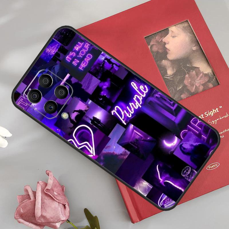 Infinity On Purple Cover For Samsung Galaxy M11 M21 M14 M34 M54 M53 M33 M13 M32 M52 M20 M15 M55 M30s M31s Case