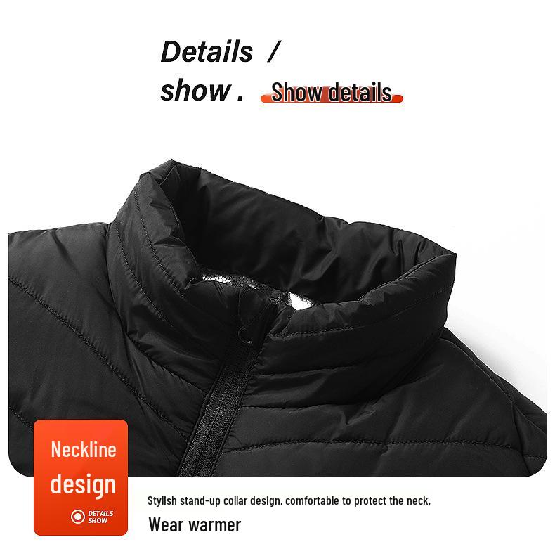 Men's Smart Electric Vest with Adjustable Heating Zones