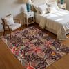Luxury Black Gold Persian Rug Traditional Medallion Living Room Carpet Vintage Large Area Rug Bedroom Floor Mat