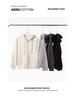 Stylish Grey-White Cardigan Hoodie for Men & Women - Cotton, Loose Fit, Hooded, Perfect for Autumn/Winter Casual Wear