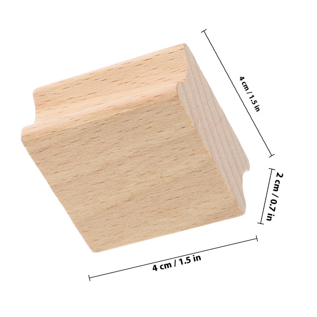 10Pcs Wooden Stamper Kit Fun Creative DIY Seal for Learning Scrapbook Cards Invitations Letters Planner Journal Use