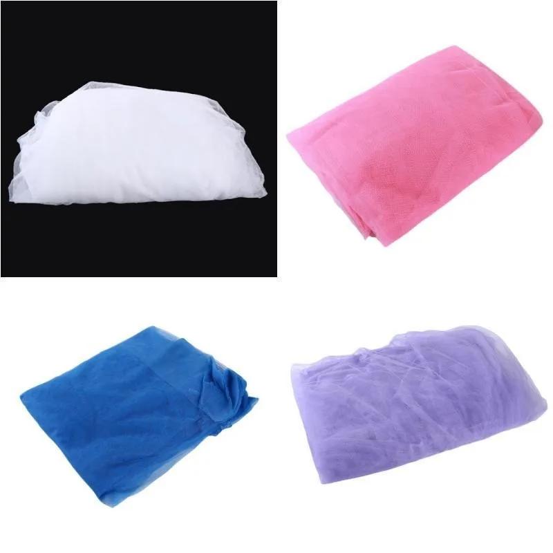 1 Pieza Encaje Cama Mosquitos Insectos Red Malla Dosel Ropa de Cama Red Poliéster (Sin marco) Repelente de Moscas Hogar Verano Dormitorio Mosquiteras