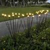 Solar LED Lights Garden Firework Warm Lights Outdoor 6/8 LEDs Waterproof Firefly Lawn Lamps Patio Pathway Decoration