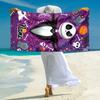Personalized Love moon back. Beach Towel Microfiber Beach Towel Thin Absorbent for Beach Swimming Yoga Bath Sports. 0910311
