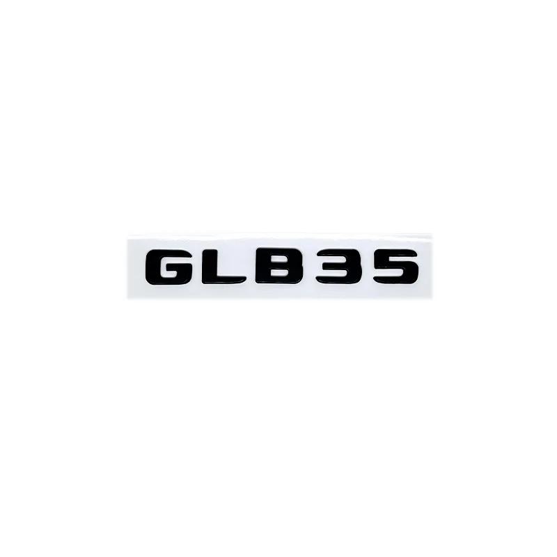 

3D ABS Black Logo GLB35 Letters Turbo 4matic Emblem AMG Badge Car Rear Star Sticker For Mercedes Benz GLB35 AMG X247 Accessories