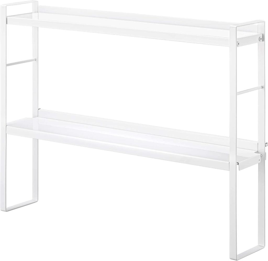Spice stovetop storage by Yamazaki stylish kitchen slim storage shelf for around the rack, rack, 2-tier, Jitsugyo, white, rack, stovetop.