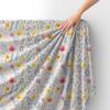 Royal Samt Stoff Polyester Zum Nähen - Motiv Blumen - Rdx2926
