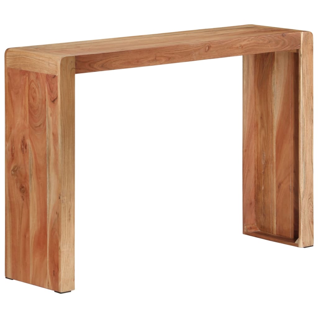 Konsolentisch 110 x 30 x 76 cm Massives Akazienholz