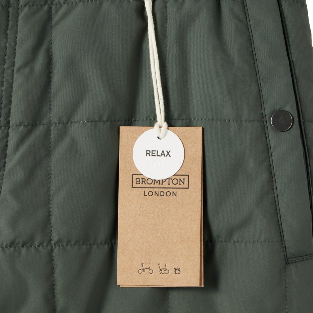 BROMPTON LONDON Explore Quilted Trousers - Greyish Khaki (P244Upt132)