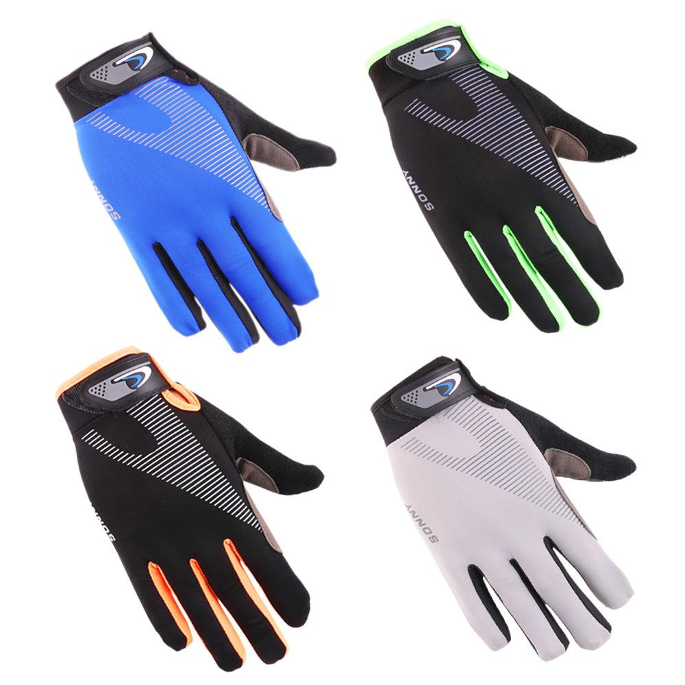 Spring and Summer Men and Women's Sun Protection and Breathable Cycling Frisbee Sports Fitness Thin Touch Screen Gloves