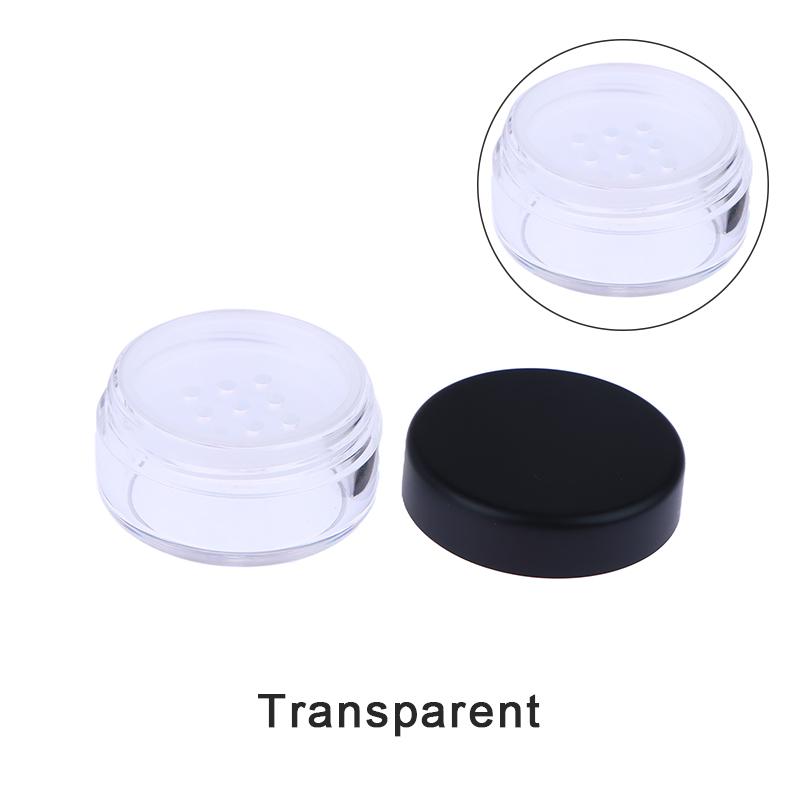 

2 г Пустая коробка для порошка Портативная пластиковая коробка Ручной пустой горшок с ситом Косметическая дорожная банка для макияжа Сито Контейнер многоразового использования