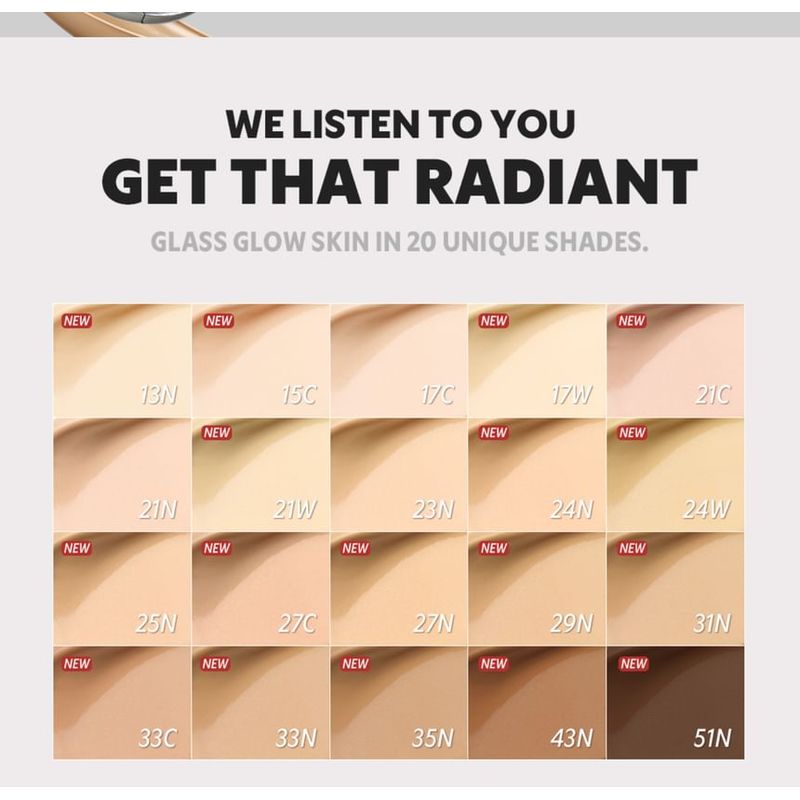 TIRTIR - Mask Fit Aura Silver Cushion - 20 Colors