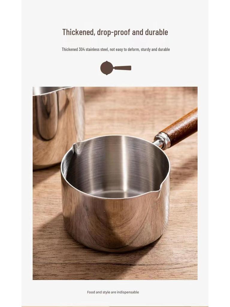 304 Stainless Steel Mini Frying Pan & Baby Food Pot