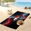 Bournemouth Football Print Beach Towel, Large Soft Quick Dry Towel for Beach Camping Swimming