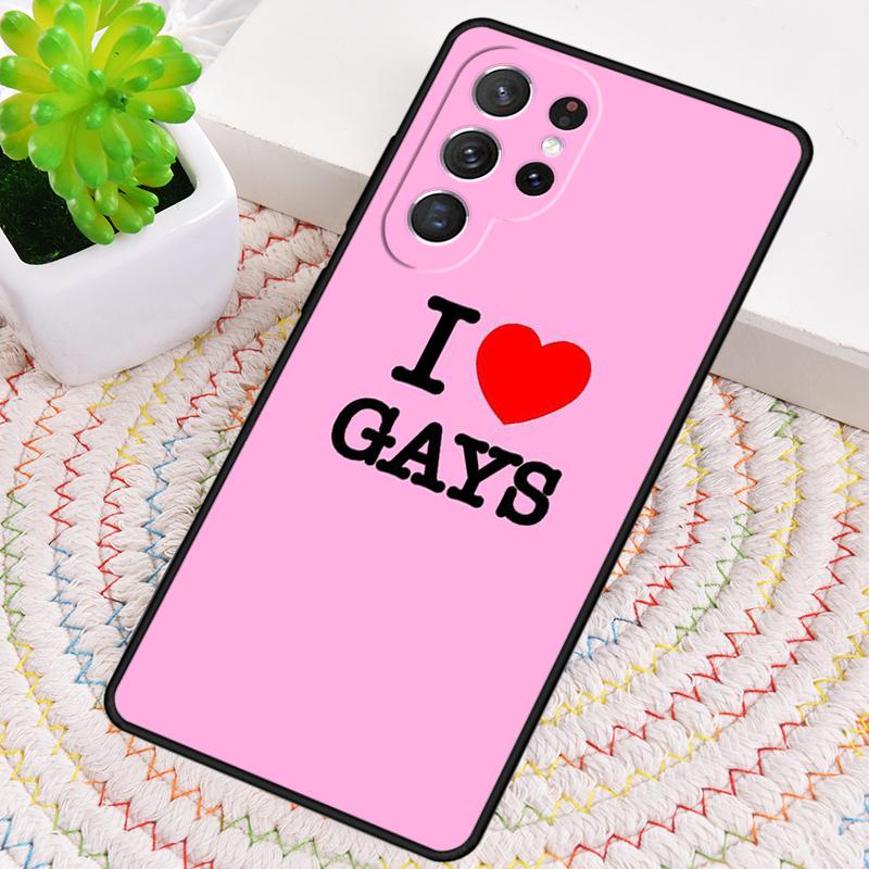 Gay Lesbian LGBT Rainbow Flag Pride Silicone Phone Case For Samsung Galaxy note 10 S26 S24 S23 S22 S21 Plus S25Ultra Capa Cover
