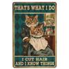 Good Haircut Metal Tin Signs Plaque Wall Decoration Vintage Art Posters Iron Painting for Man Cave Home Cafe Garden Club Bar