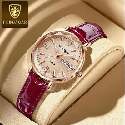 Nuevo Reloj de lujo para mujer de marca superior con caja, reloj luminoso resistente al agua para mujer, relojes de cuarzo para mujer