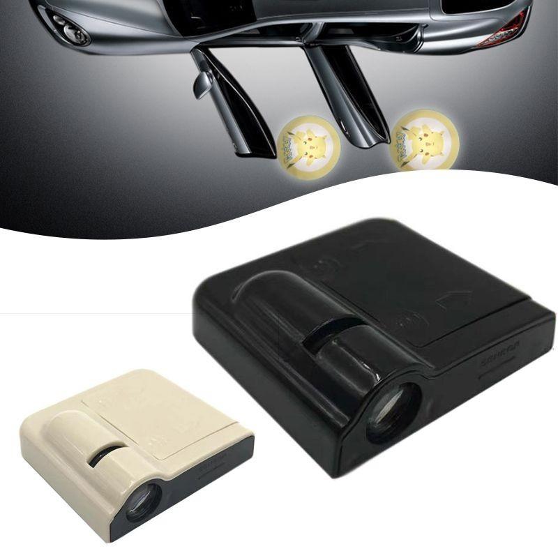 Atemberaubendes kabelloses Auto-Tür-Begrüßungslicht LED Laserprojektorlampe für stilvolle Autodekoration