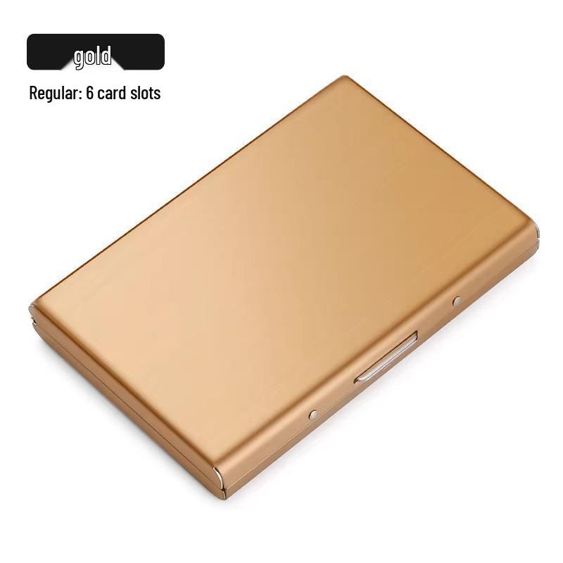 Nerezový držák na karty proti krádeži - Ultratenký, Antimagnetický pro muže a ženy