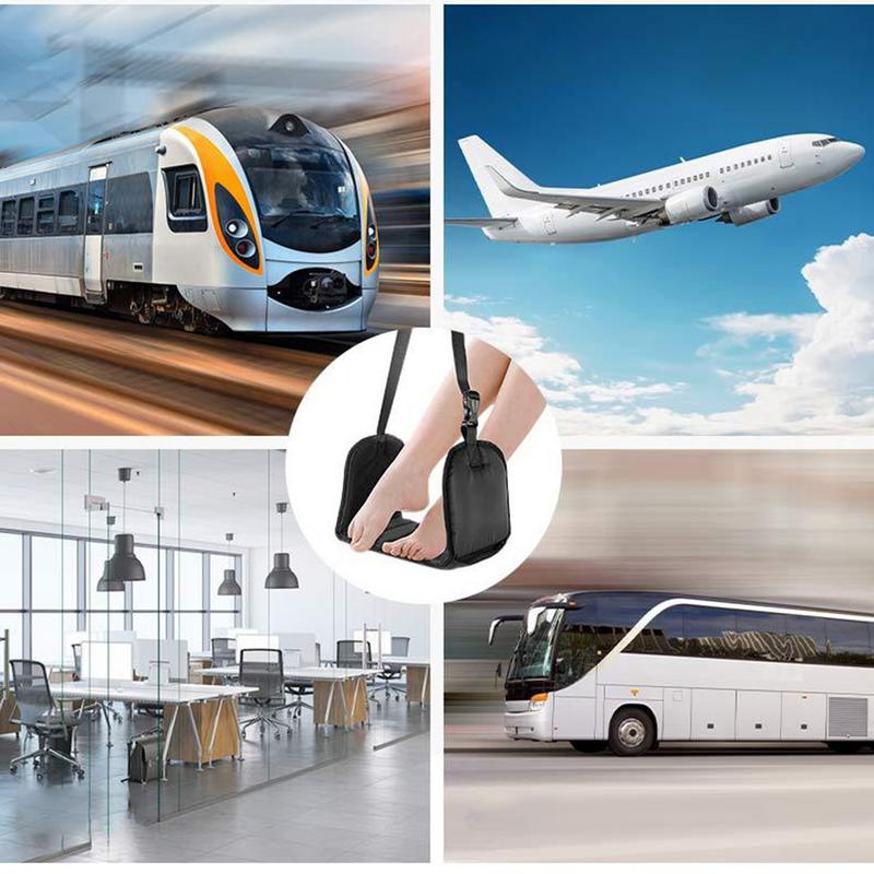 Resehängmatta För Flygplan Flygresor Fotstöd Hängmatta Flygresa Fotstöd För Under Skrivbordet På Jobbet Flygplansfotstöd Skrivbordsfot