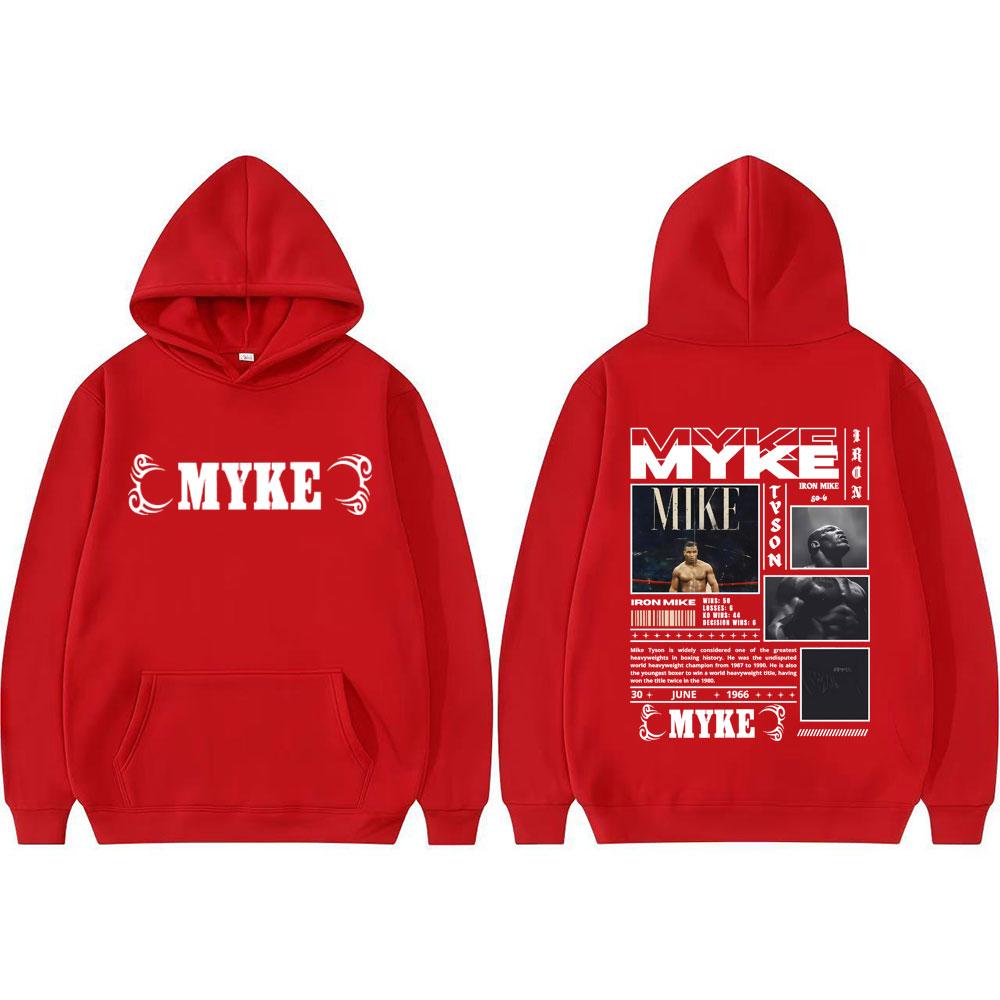Limited Iron Mike Tyson Print Pullover Men Women Clothing High Quality Casual Hoodie Unisex Vintage Harajuku Classic Sweatshirts