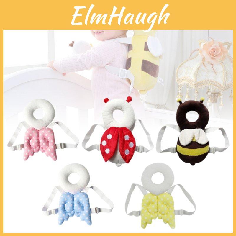 Adorable Cartoon Animal Baby Pillow Blue Pink Bumblebee Beetle Plush For Kids
