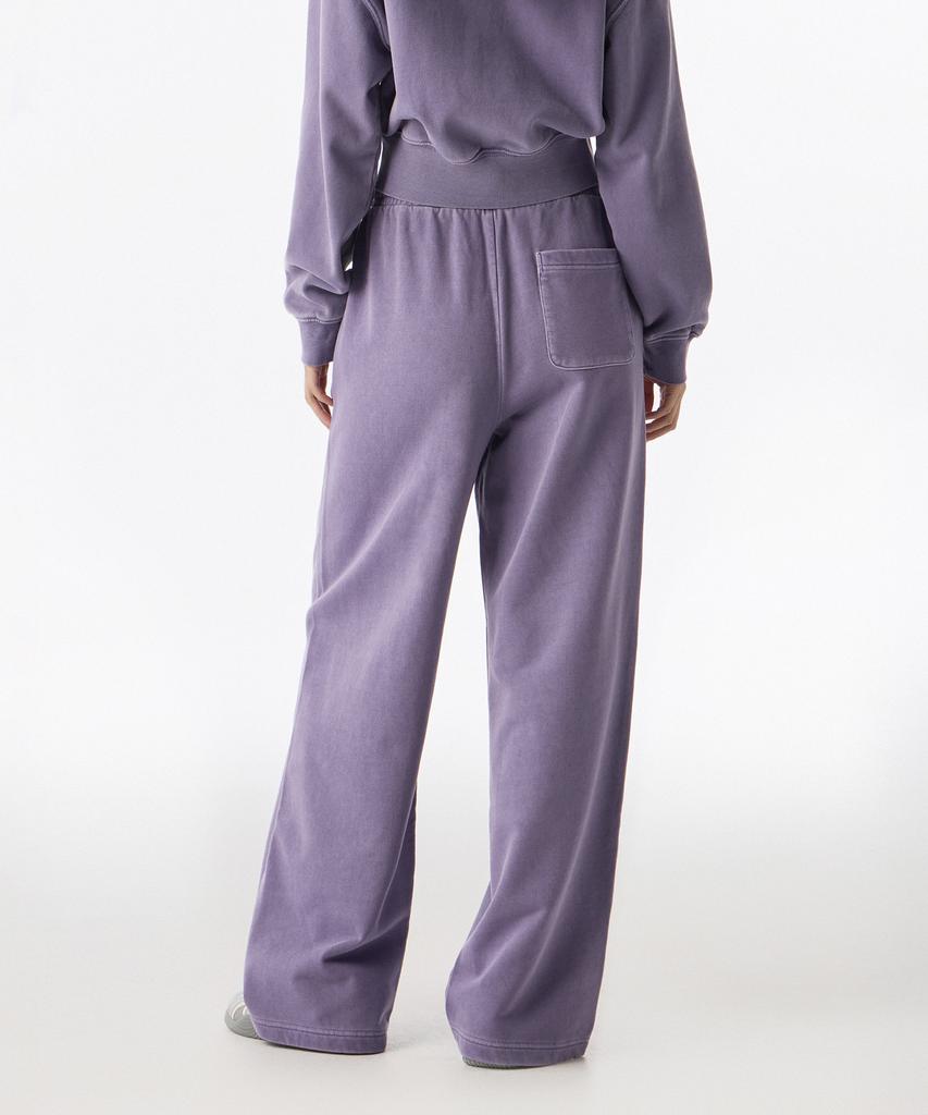 MUSINSA STANDARD WOMAN Pigment Wide Sweatpants [Purple Grey]