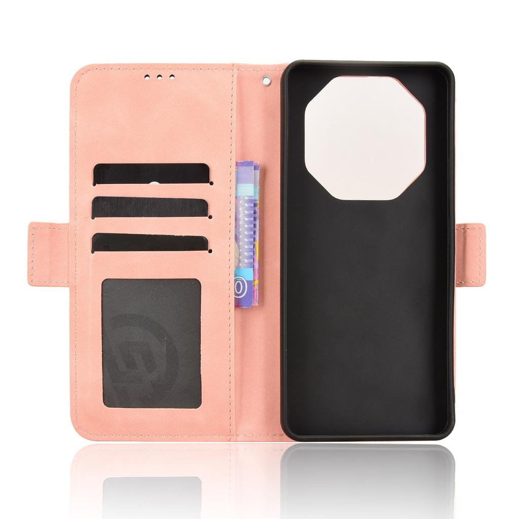 For Blackview Shark 6/Oscal Tiger 8 Leather Case Phone Wallet Cover with Multiple Card Slots