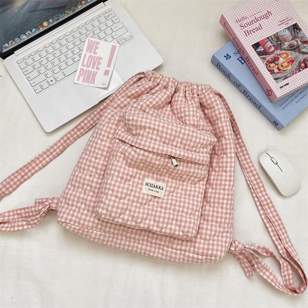 New Children's Backpack Large Capacity Portable Kid's School Bag Cartoon Cute High-quality Fashion Girl Drawstring Backpack