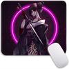 Standard Mouse Pad Purple Anime Grils Gamer Cabinet Small Gaming Mousepad Travel Mouse Mat Plymouth Non-Slip Office Mousemats