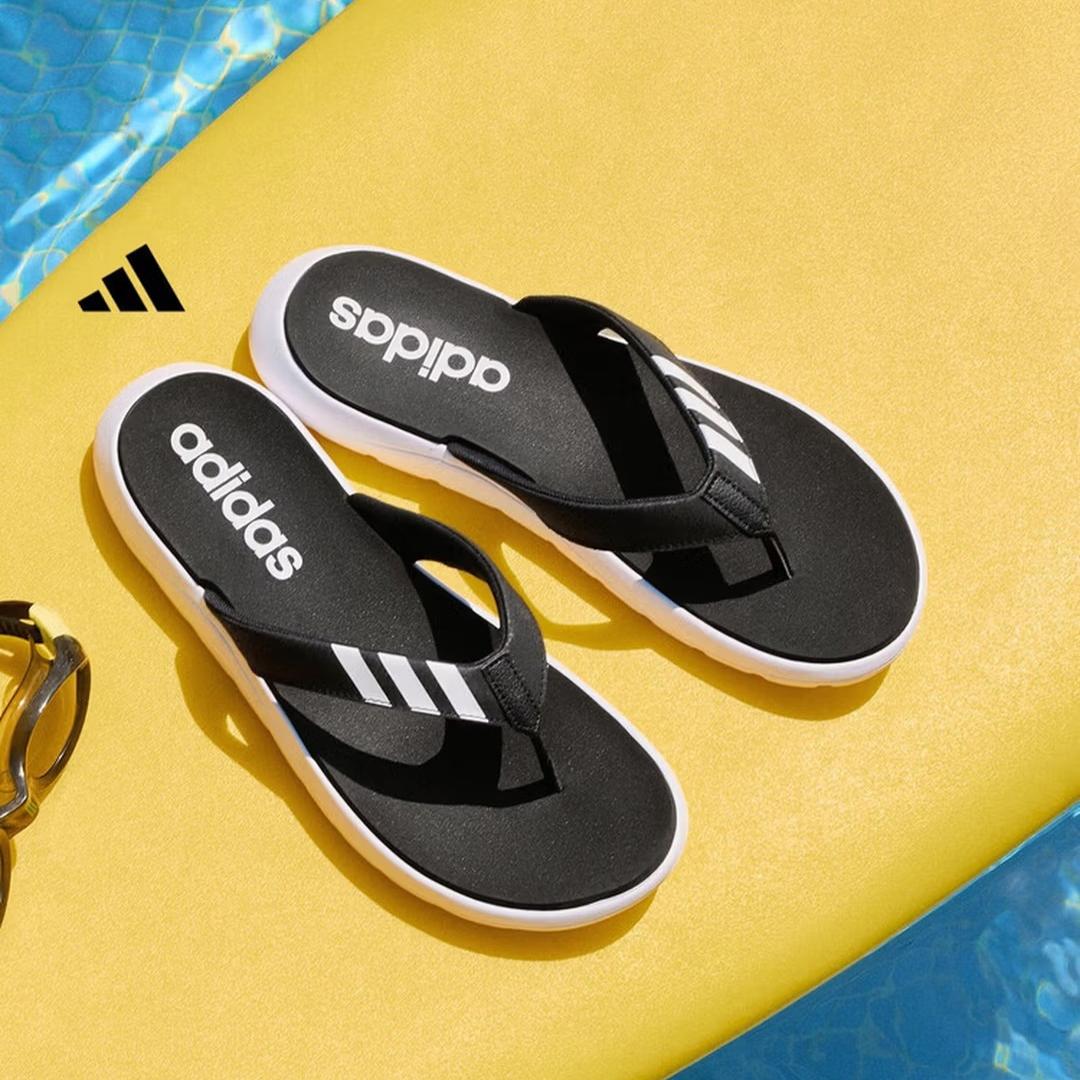 

Шлепанцы Adidas COMFORT FLIP - Шлепанцы с открытой пяткой для мужчин и женщин Модель спортивной обуви Adidas EG2069 38 чёрный
