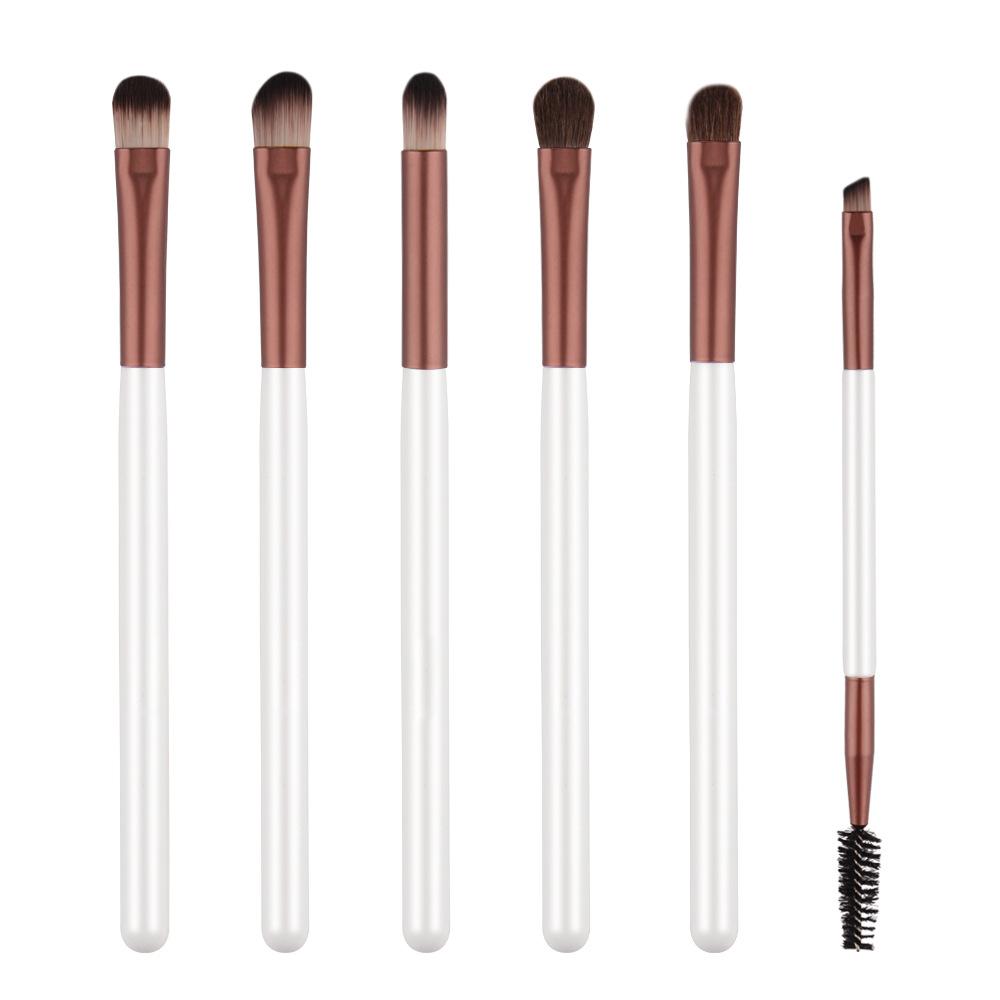 

Набор кистей для макияжа, косметические инструменты, набор кистей для макияжа на 6 глаз, кисть для теней, кисть для подводки глаз, кисть для ресниц