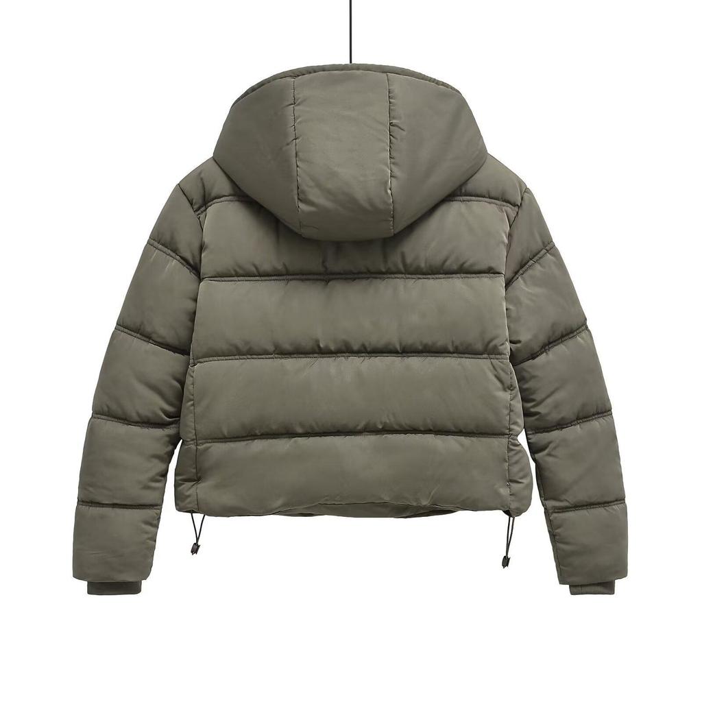 2024 Winter Damen Kapuzen-Baumwolljacke - Europäischer & Amerikanischer Stil