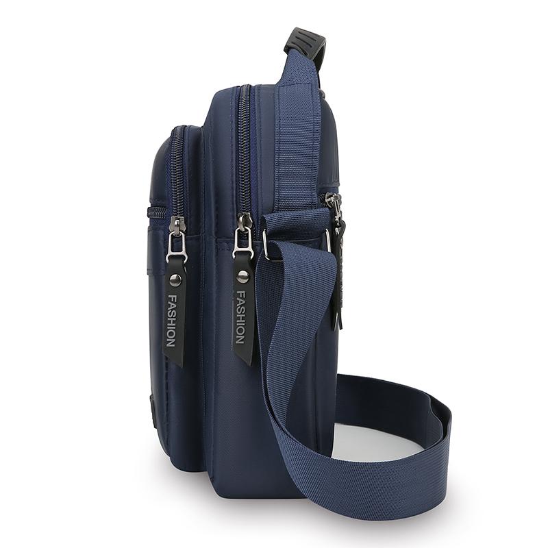 Men's Shoulder Bag Business Leisure Large Capacity Portable Handbag Multi Layer Waterproof Male's Crossbody Bags