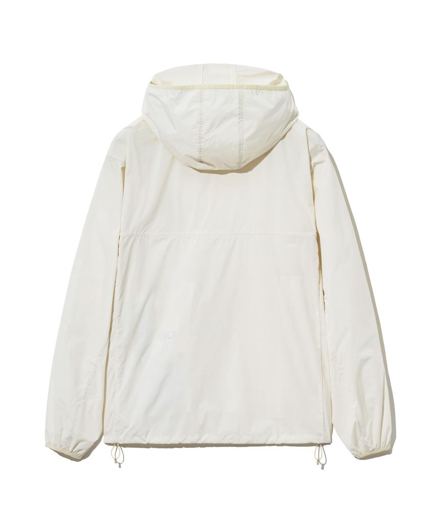 Yale Embroidery Dan Lightweight Packable Windbreaker_Cream